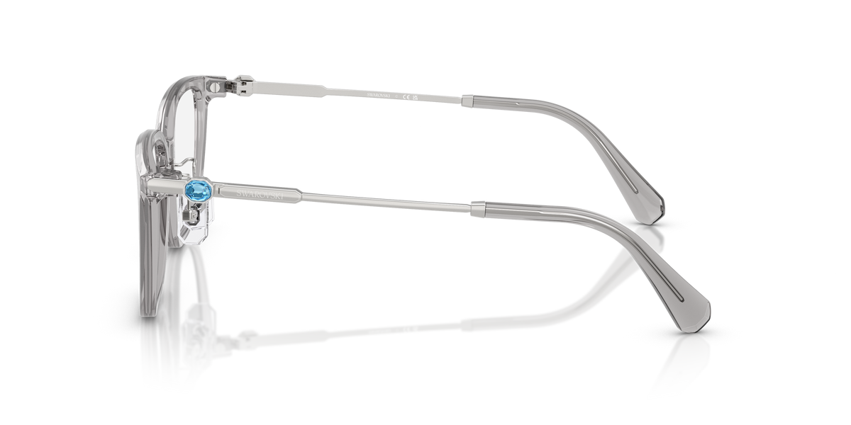 Swarovski SK2041D in Transparent Grey, side view #Colour_Transparent Grey (1069)