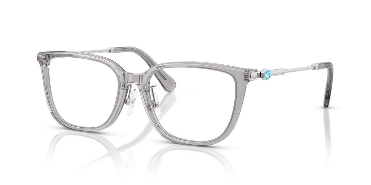 Swarovski SK2041D in Transparent Grey, three-quarter view #Colour_Transparent Grey (1069)