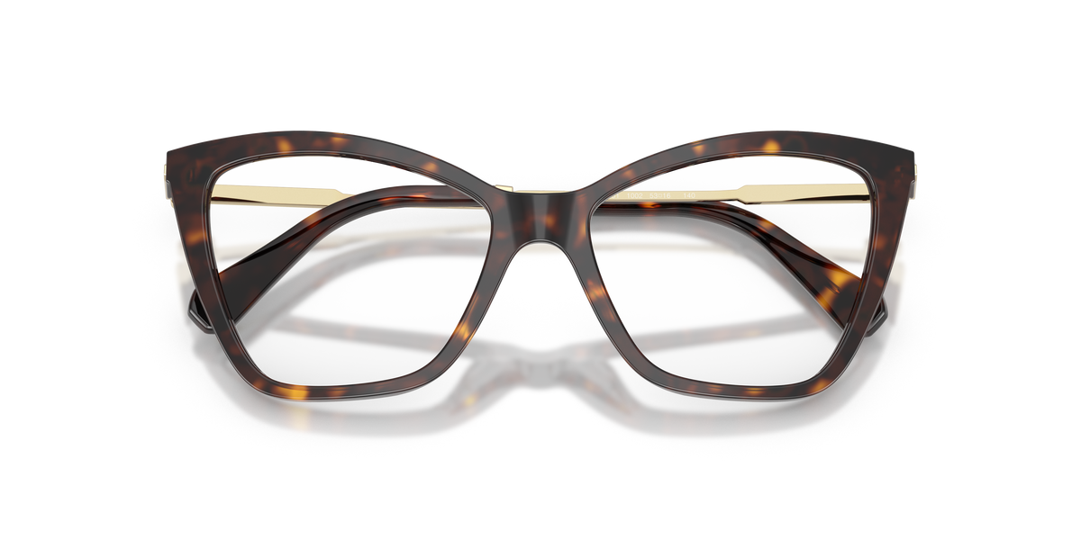 Swarovski SK2051 in Havana, front detail view #Colour_Havana (1002)