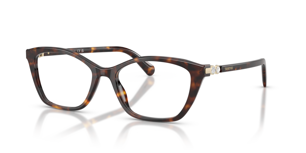 Swarovski SK2065 in Havana, three-quarter view #Colour_Havana (1002)