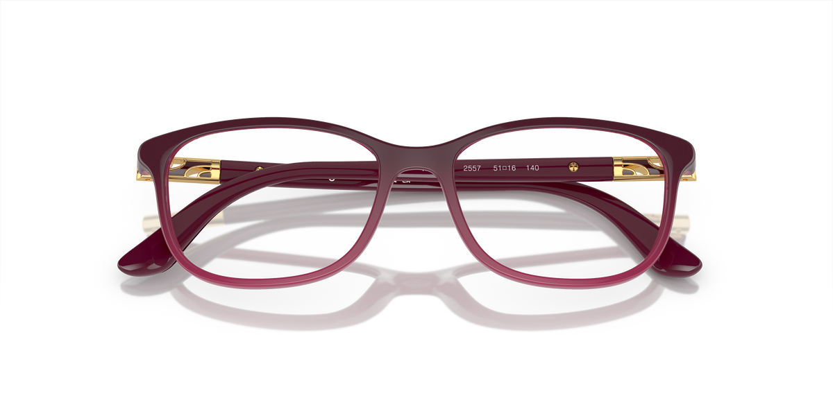 Vogue Eyewear VO5163 in Opal Violet Gradient Violet, front detail view #Colour_Opal Violet Gradient Violet (2557)