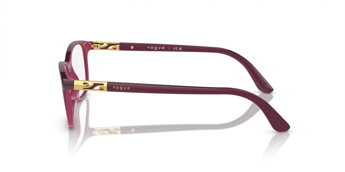 Vogue Eyewear VO5163 in Opal Violet Gradient Violet, side view #Colour_Opal Violet Gradient Violet (2557)