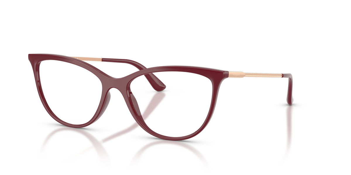 Vogue Eyewear VO5239 in Full Cherry, three-quarter view #Colour_Full Cherry (2875)