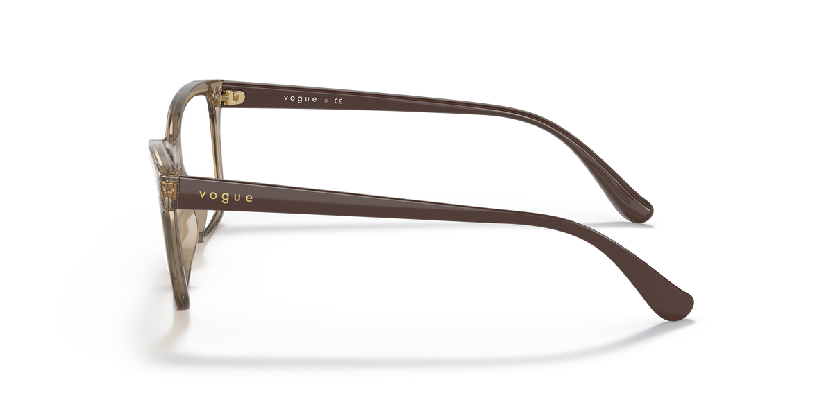 Vogue Eyewear VO5420 in Transparent Brown, side view #Colour_Transparent Brown (2940)