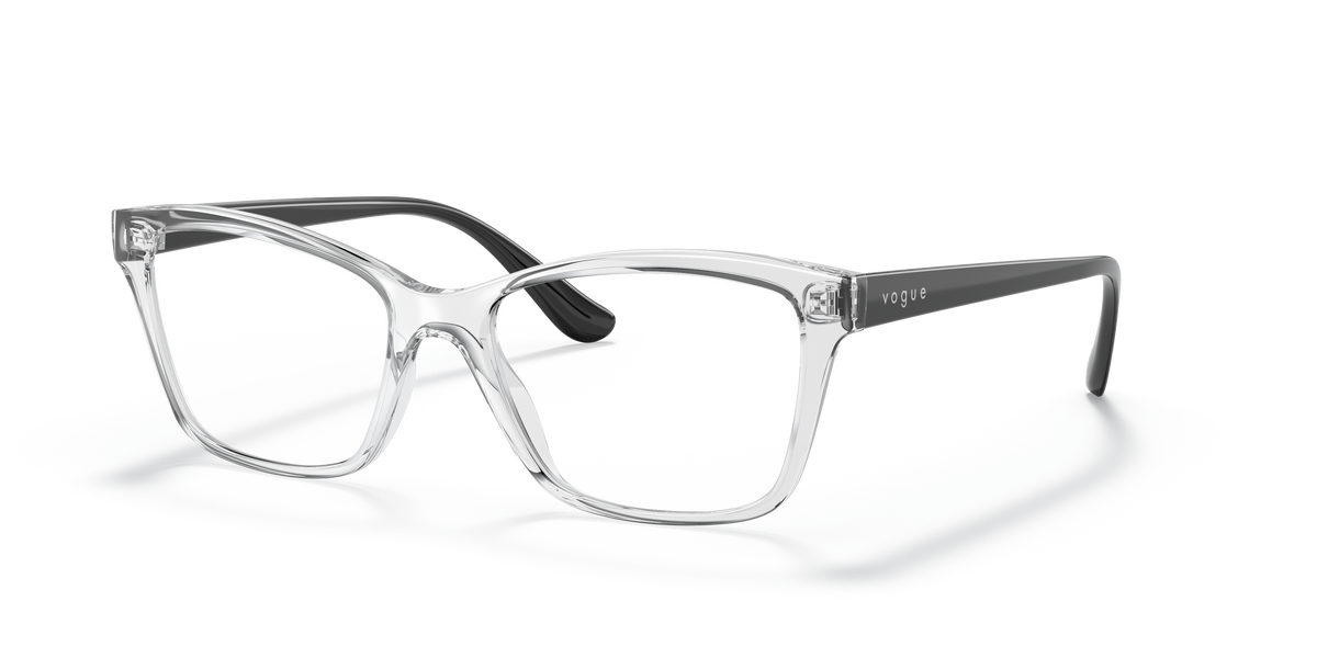 Vogue Eyewear VO5420 in Transparent, three-quarter view #Colour_Transparent (W745)