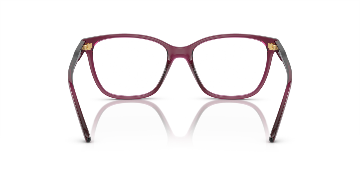 Vogue Eyewear VO5518 in Transparent Dark Cherry, back view #Colour_Transparent Dark Cherry (2989)
