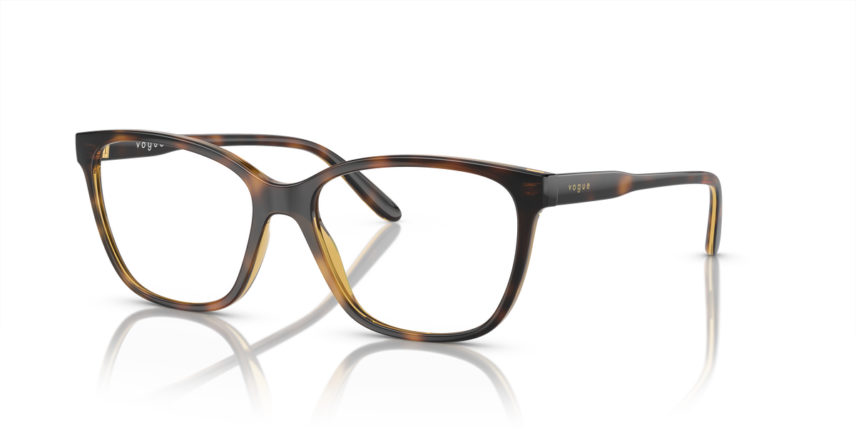 Vogue Eyewear VO5518 in Dark Havana, three-quarter view #Colour_Dark Havana (W656)