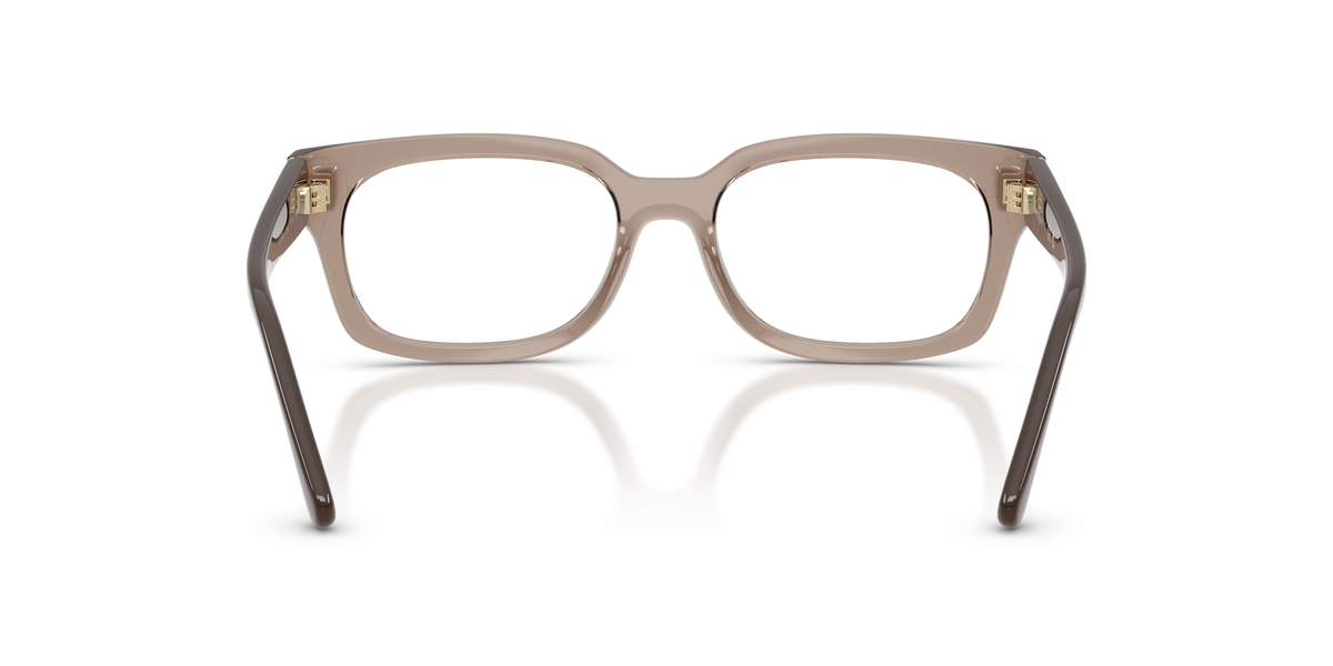 Vogue Eyewear VO5689 in Transparent Brown, back view #Colour_Transparent Brown (2940)