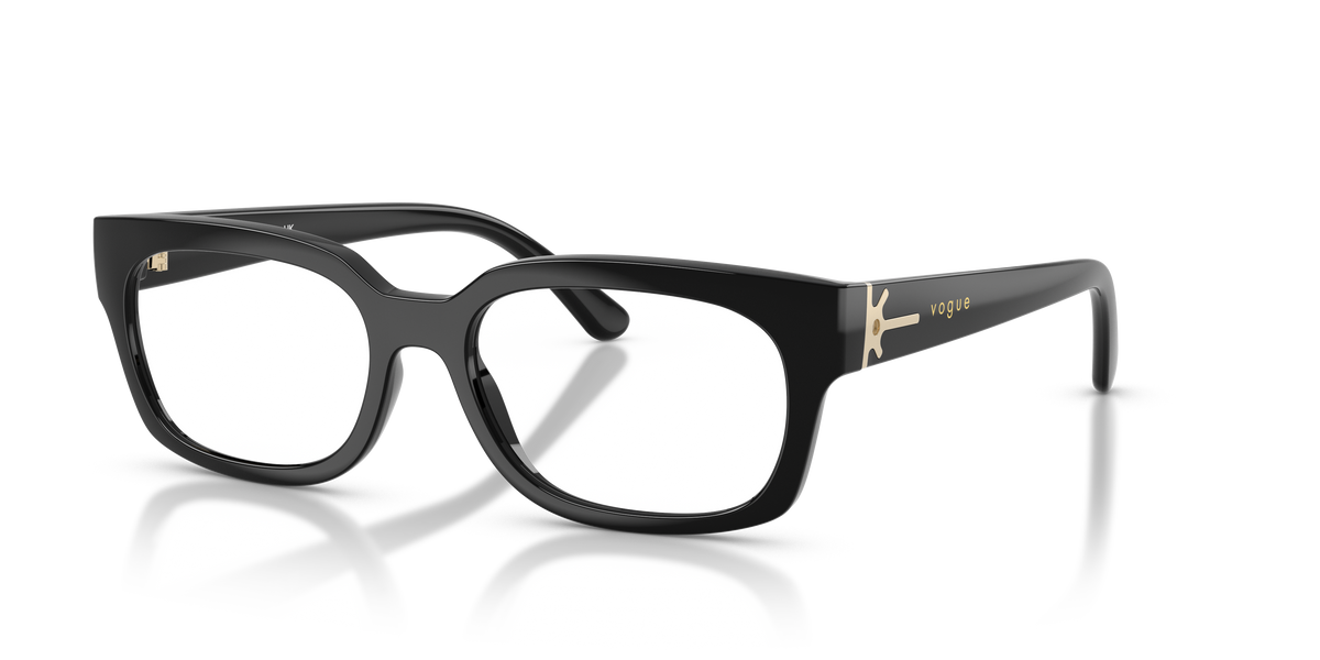 Vogue Eyewear VO5689 in Black, three-quarter view #Colour_Black (W44)