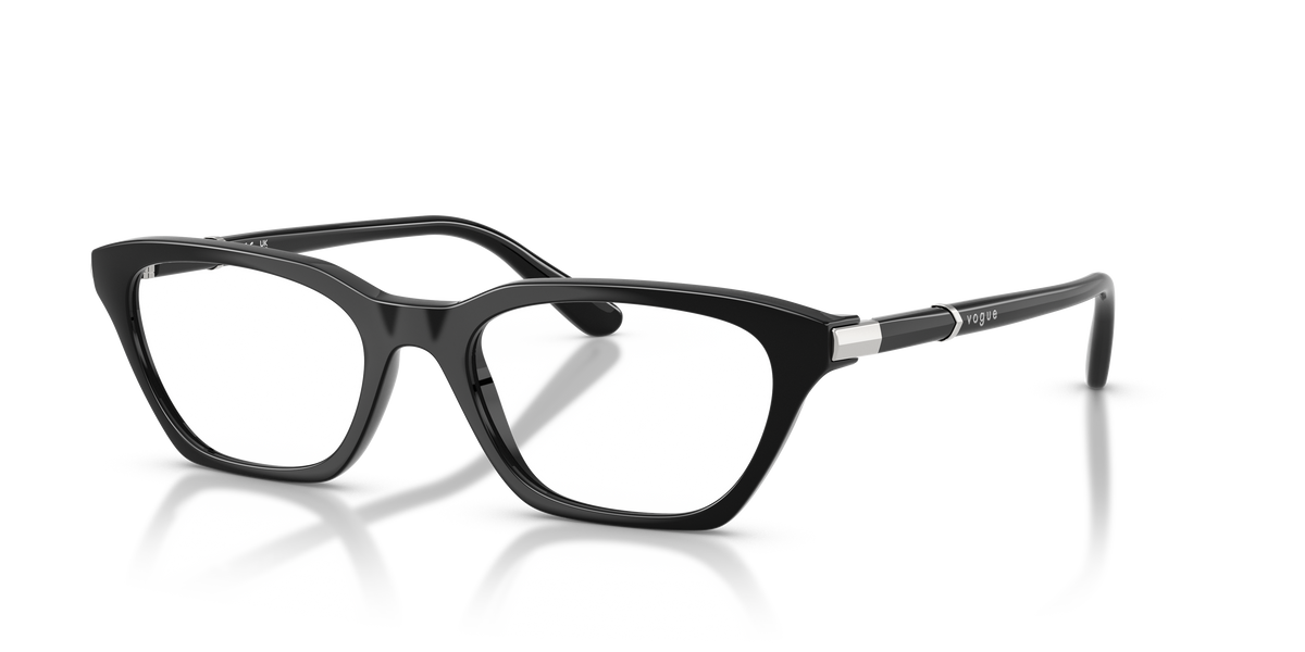 Vogue Eyewear VO5698 in Black, three-quarter view #Colour_Black (W44)