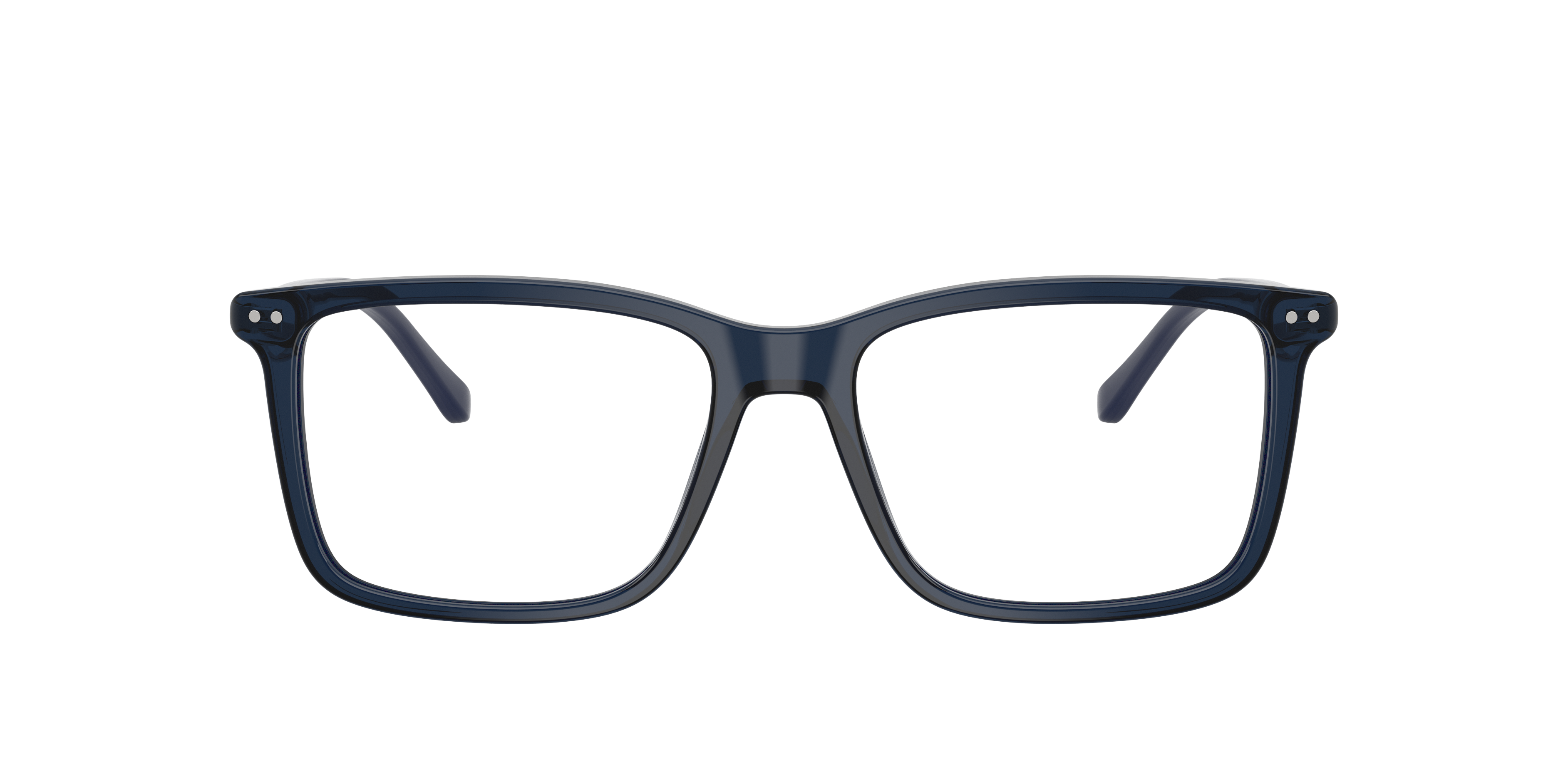 Polo by Ralph Lauren PH2287 - Shiny Transparent Blue, front view #Colour_Shiny Transparent Blue