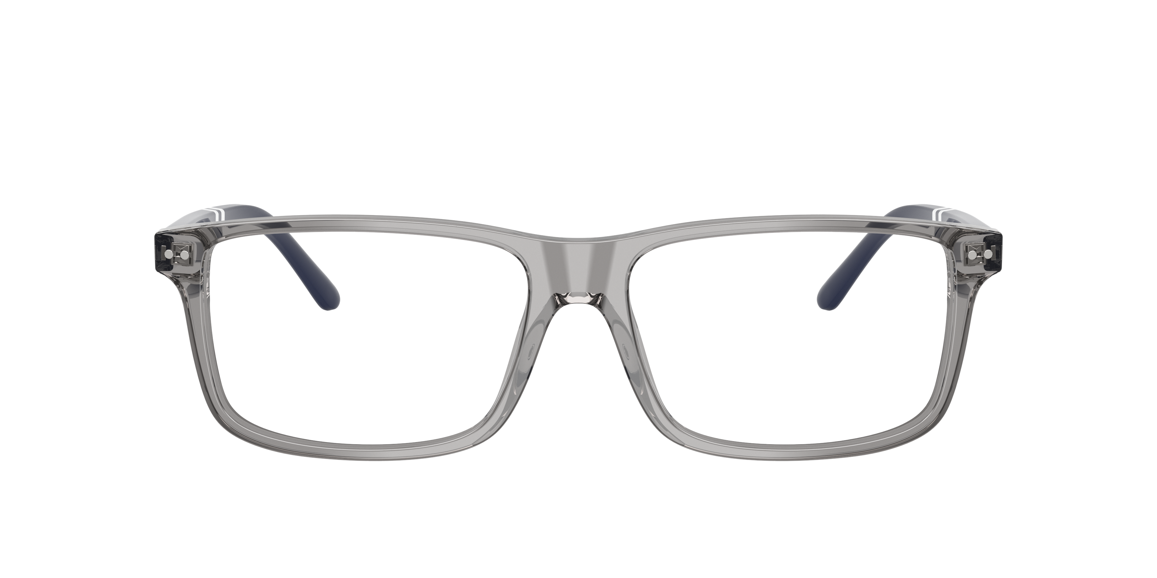 Polo by Ralph Lauren PH2296 - Shiny Transparent Grey, front view #Colour_Shiny Transparent Grey