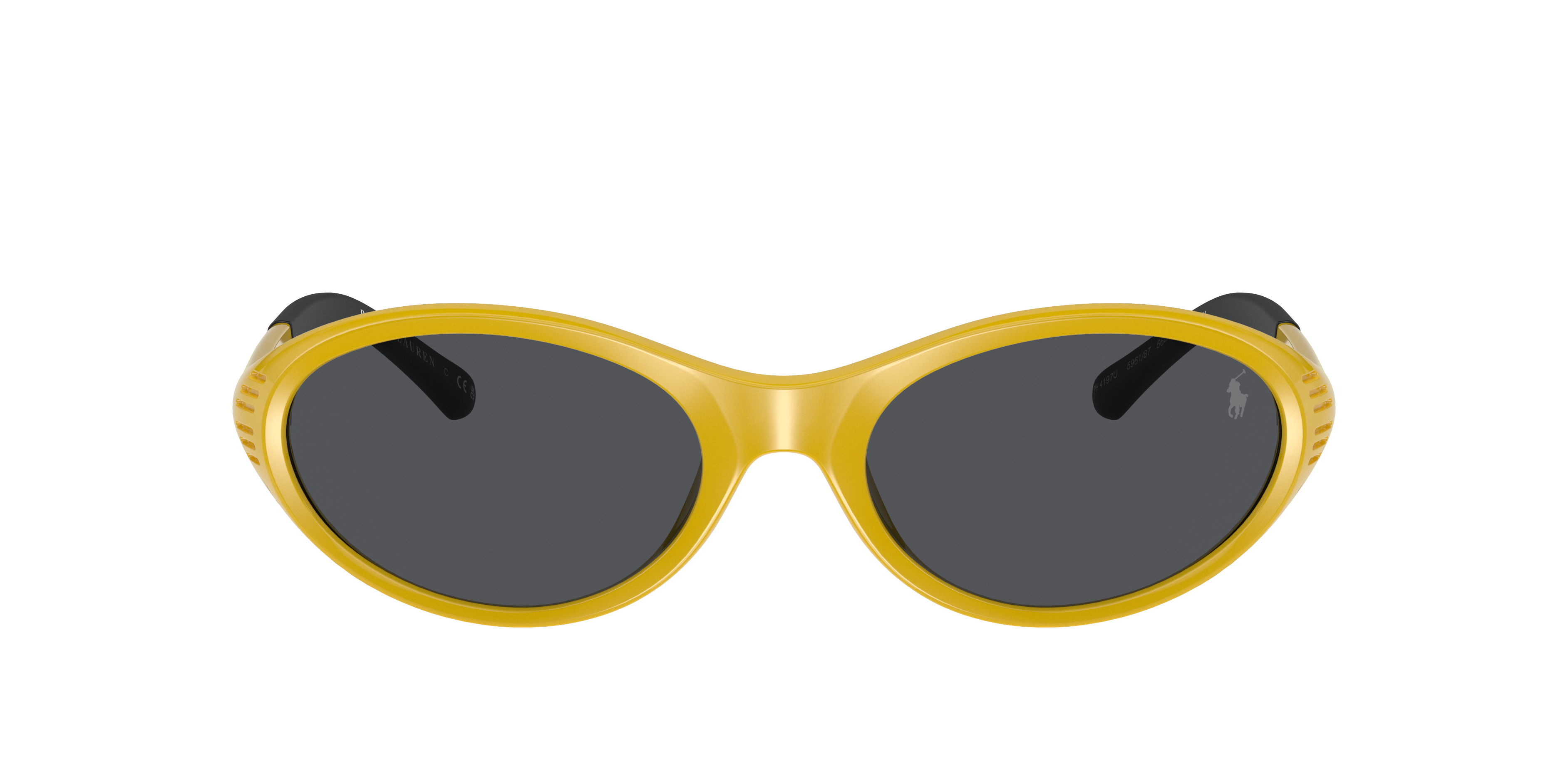 Polo by Ralph Lauren PH4197U - Shiny Yellow, front view #Colour_Shiny Yellow