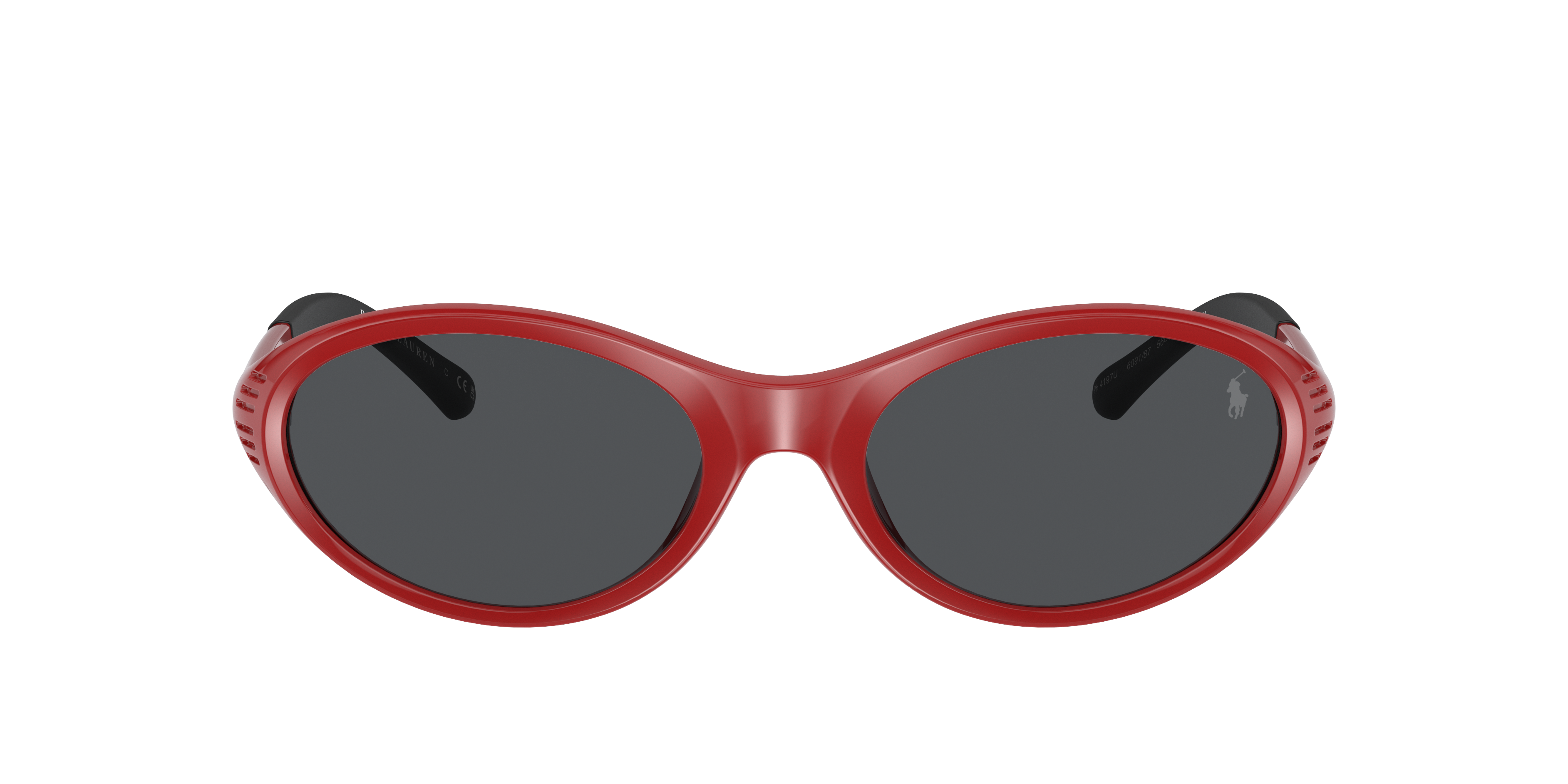 Polo by Ralph Lauren PH4197U - Shiny Red, front view #Colour_Shiny Red