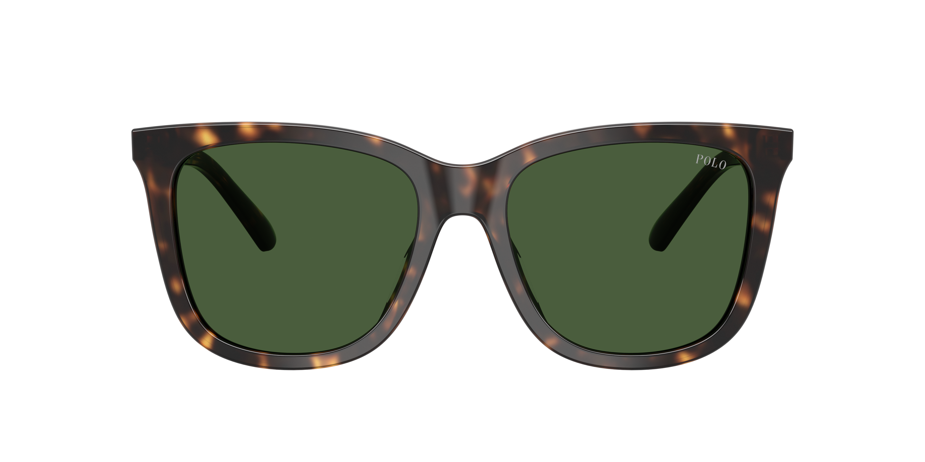Polo by Ralph Lauren PH4201U - Shiny Dark Havana, front view #Colour_Shiny Dark Havana