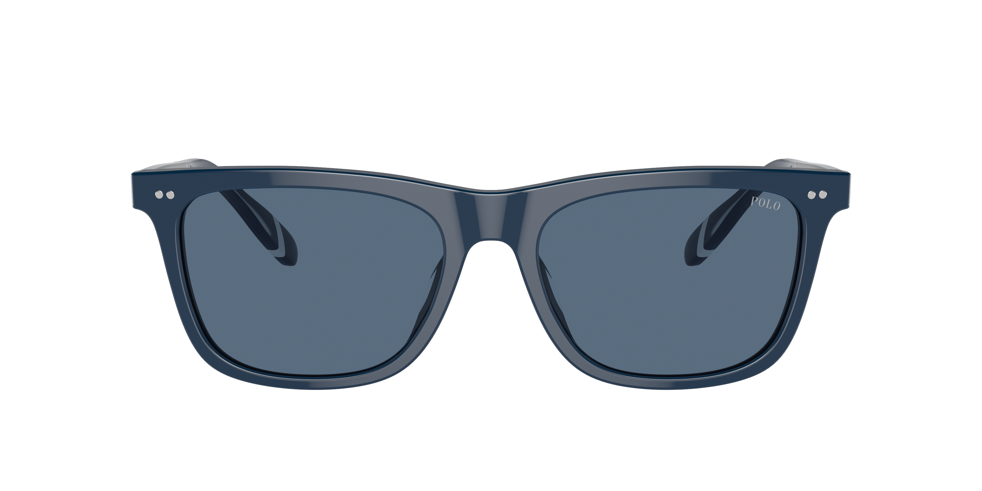 Polo by Ralph Lauren PH4205U - Shiny Navy Blue, front view #Colour_Shiny Navy Blue