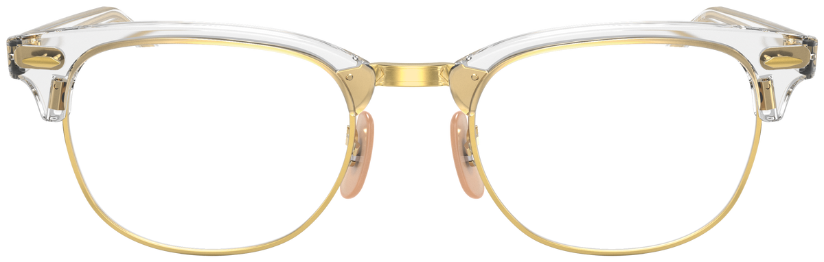 Ray-Ban Clubmaster RB5154 in Transparent, front view #Colour_Transparent (5762)