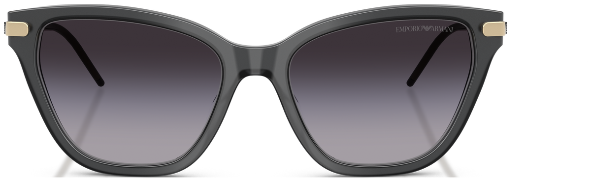 Emporio Armani EA4251 in Shiny Opal Black, front view #Colour_Shiny Opal Black (62628G)