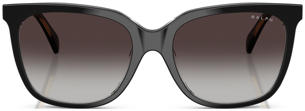 Ralph by Ralph Lauren RA5343U in Shiny Black on Transparent, front view #Colour_Shiny Black on Transparent (62978G)