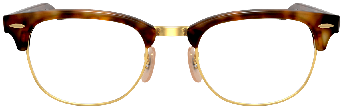 Ray-Ban Clubmaster RB5154 in Red Havana, front view #Colour_Red Havana (2372)